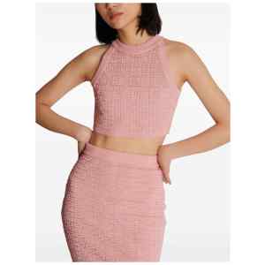 Balmain PB Labyrinth knit top