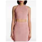 Balmain PB Labyrinth knit top