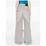 The Attico Wide-leg denim cotton jeans