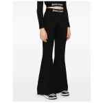 Palm Angels Logo lurex flared trousers