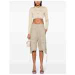 Versace Barocco lurex cropped cardigan