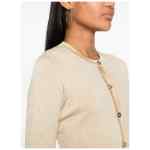 Versace Barocco lurex cropped cardigan