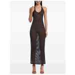 Courreges Cotton long tank dress
