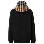 Burberry Check Cotton Blend Hoodie