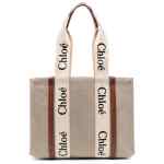 Chloé Woody canvas medium tote bag