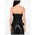 Alexander McQueen Bow-detailed peplum top