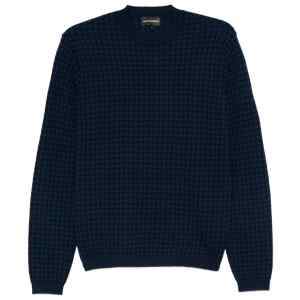 Emporio Armani Houndstooth wool sweater