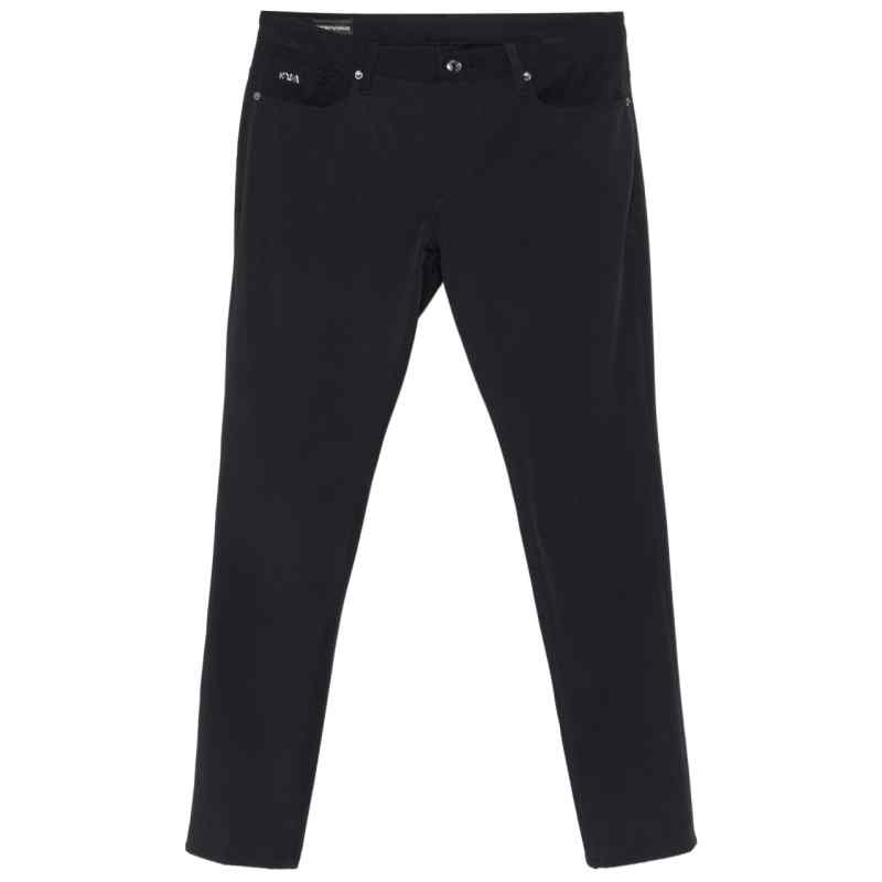 Emporio Armani Trousers with logo plaque, theFeinheit