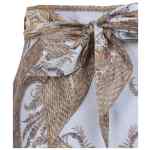 Zimmermann Paisley-print belted shorts