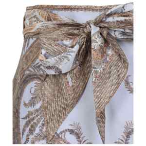 Zimmermann Paisley-print belted shorts