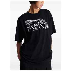 Balmain Leopard print T-shirt