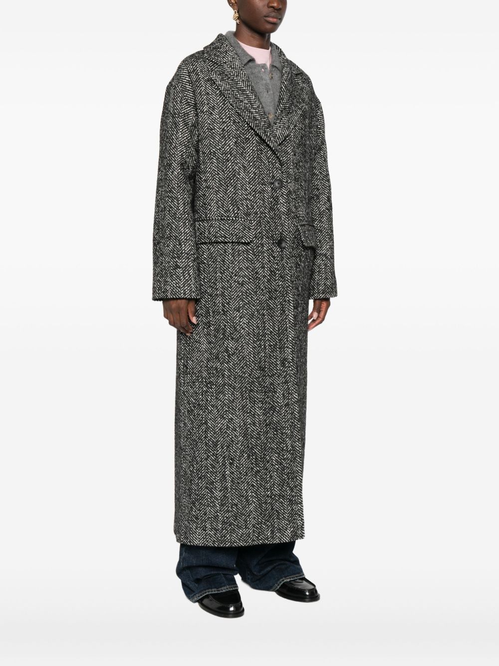 Tagliatore Wool blend single-breasted coat