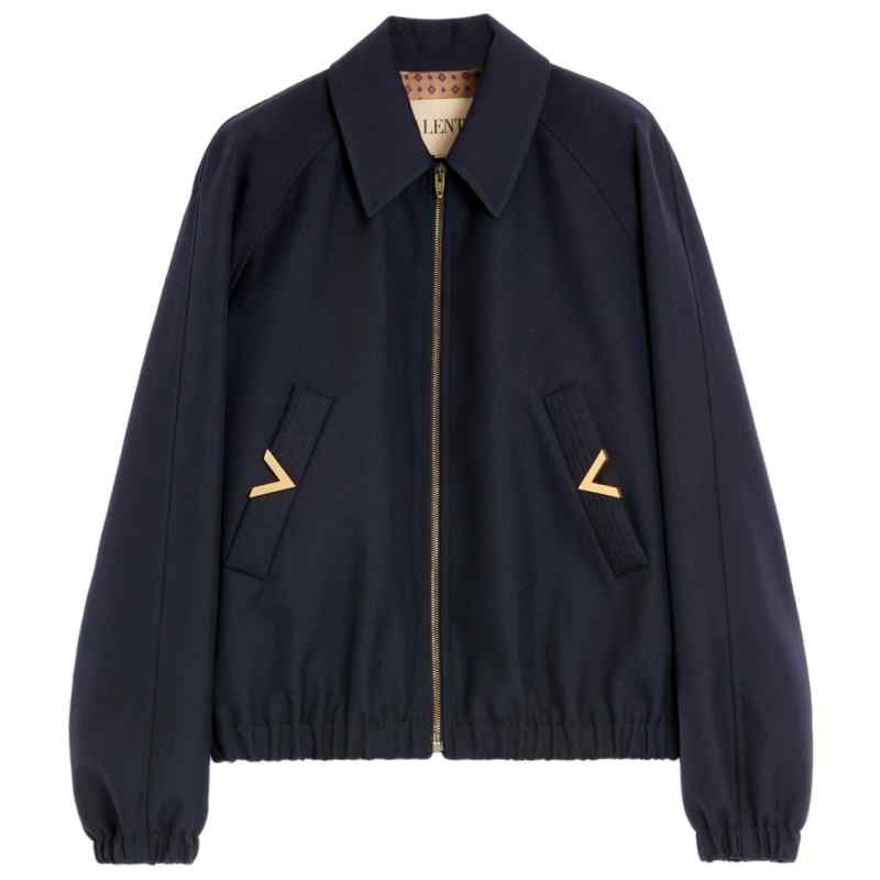Valentino VGold wool blend blouson jacket
