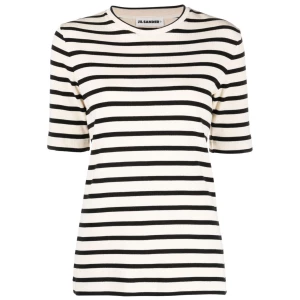 Jil Sander Plus Striped cotton t-shirt