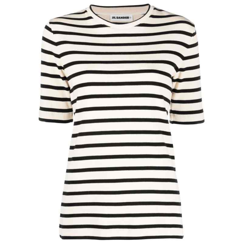 Jil Sander Plus Striped cotton t-shirt