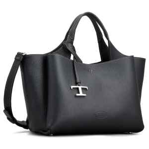 Tod'S T Timeless Shopping Bag In Leather Mini