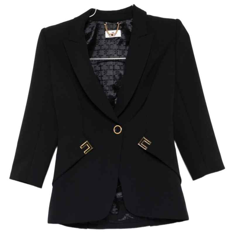 Elisabetta Franchi Jackets Black, theFeinheit