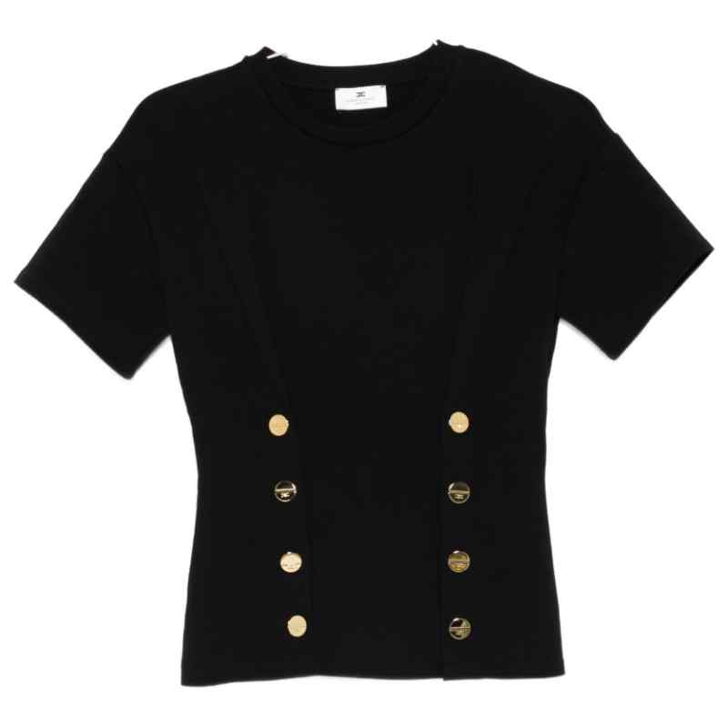 Elisabetta Franchi T-shirts and Polos Black, theFeinheit