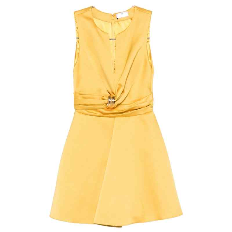 Elisabetta Franchi Dresses Yellow Elisabetta Franchi Dresses Yellow