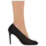 Ferragamo 90mm macramé pumps