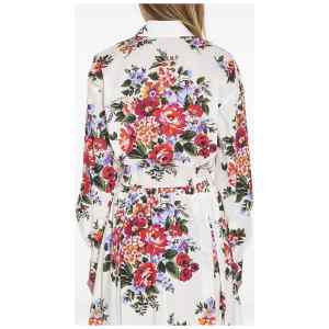 Dolce & Gabbana Dolce Gabbana-floral-print knotted shirt