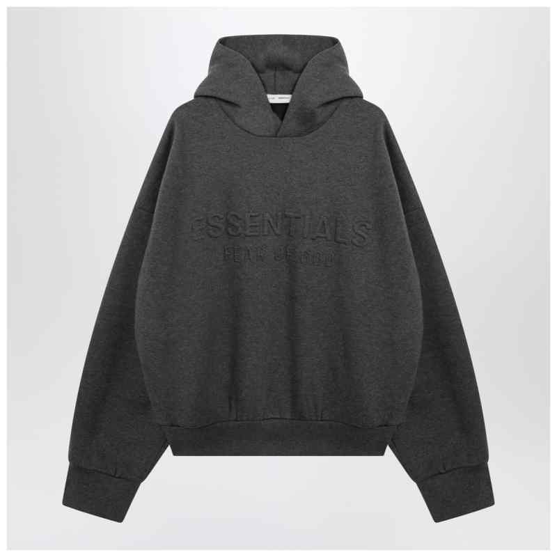 Fear of God Essentials Grey hoodie with logo, theFeinheit