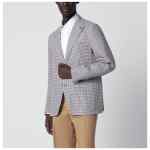 Tagliatore Single-breasted jacket with brown pattern