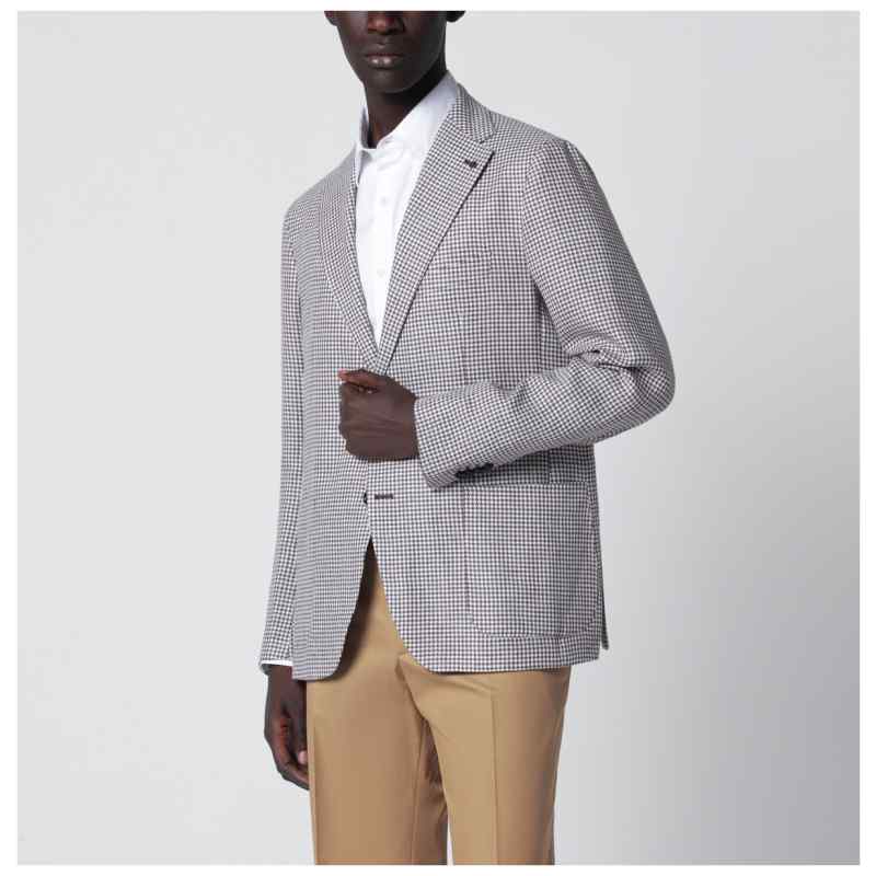 Tagliatore Single-breasted jacket with brown pattern, theFeinheit