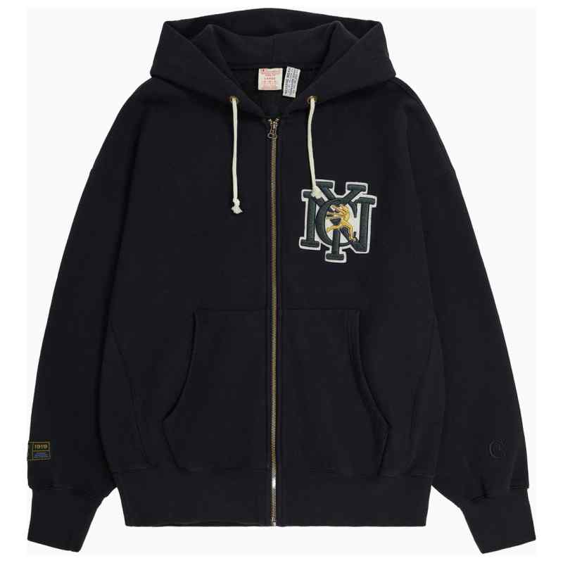 Champion Black cotton blend hoodie Champion Black cotton blend hoodie, theFeinheit