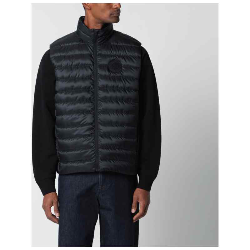 Canada Goose Black padded zip-up gilet, theFeinheit