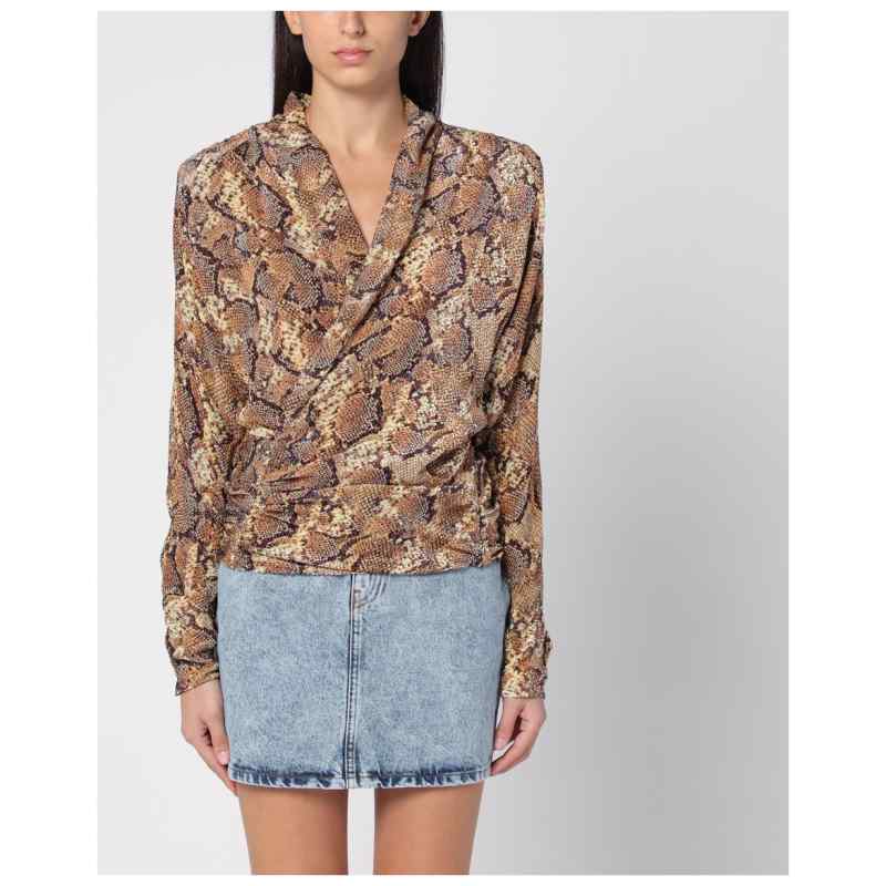 ISABEL MARANT Snake Print Marlin Blouse ISABEL MARANT Snake Print Marlin Blouse, theFeinheit