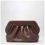 THEMOIRè Tia clutch in brown