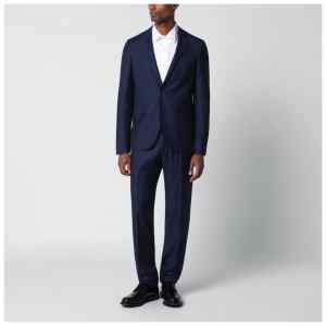 Tagliatore Blue wool single-breasted suit