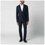 Tagliatore Blue wool single-breasted suit