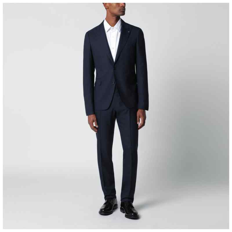 Tagliatore Blue wool single-breasted suit, theFeinheit