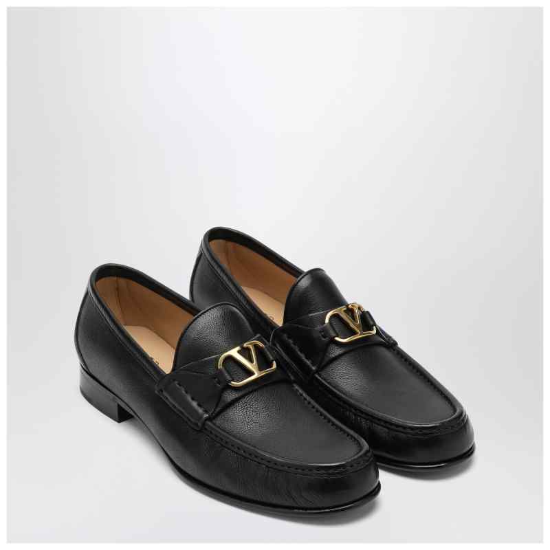 Valentino Garavani VLogo Signature black loafer, theFeinheit