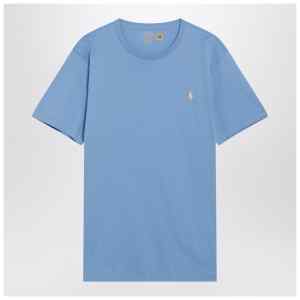 Polo Ralph Lauren Light blue cotton Custom Slim-Fit T-shirt