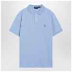 Polo Ralph Lauren Light blue cotton Custom Slim-Fit polo shirt