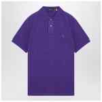 Polo Ralph Lauren Purple cotton Custom Slim-Fit polo shirt