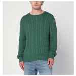 Polo Ralph Lauren Green cotton cable-knit jumper