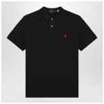 Polo Ralph Lauren Black cotton Custom Slim-Fit polo