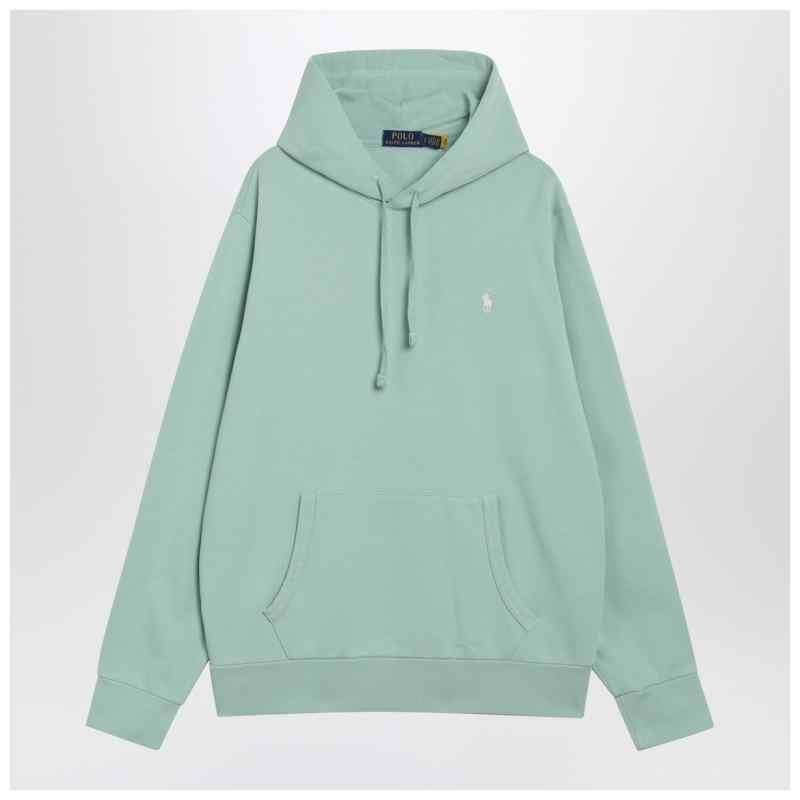 Polo Ralph Lauren Aquamarine cotton hoodie, theFeinheit