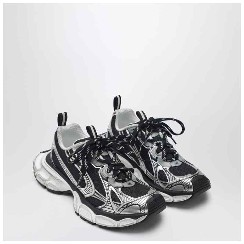 Balenciaga 3XL sneakers in black and silver with glitter, theFeinheit