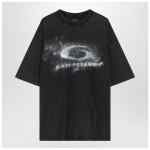 Balenciaga Black faded Crayon Loop oversize T-shirt