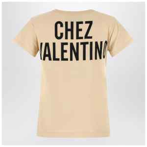 Valentino Panther Lady T-shirt in birch color