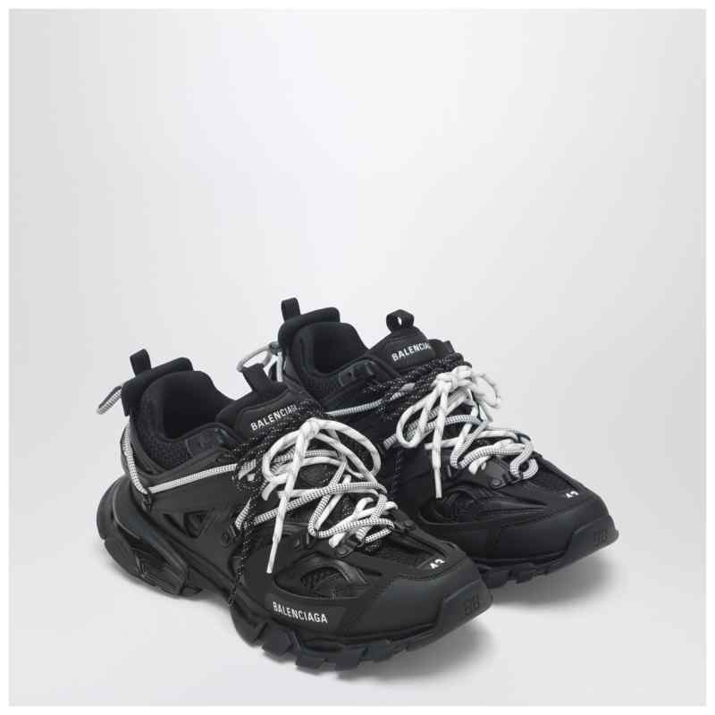 Balenciaga Low Track sneakers in black and white, theFeinheit