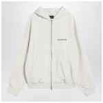 White Balenciaga Back sweatshirt Regular Fit