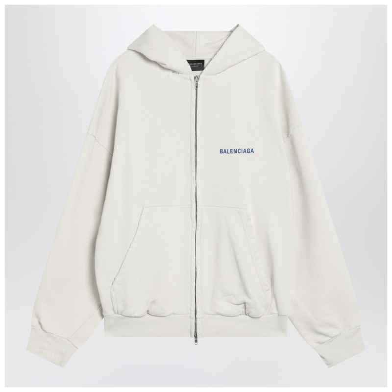 White Balenciaga Back sweatshirt Regular Fit White Balenciaga Back sweatshirt Regular Fit, theFeinheit