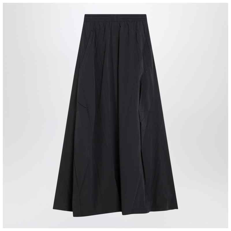 Balenciaga Black washed cotton maxi skirt, theFeinheit