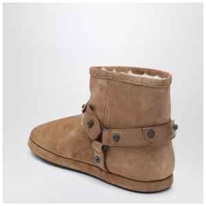 Balenciaga Alaska Soft camel ankle boots